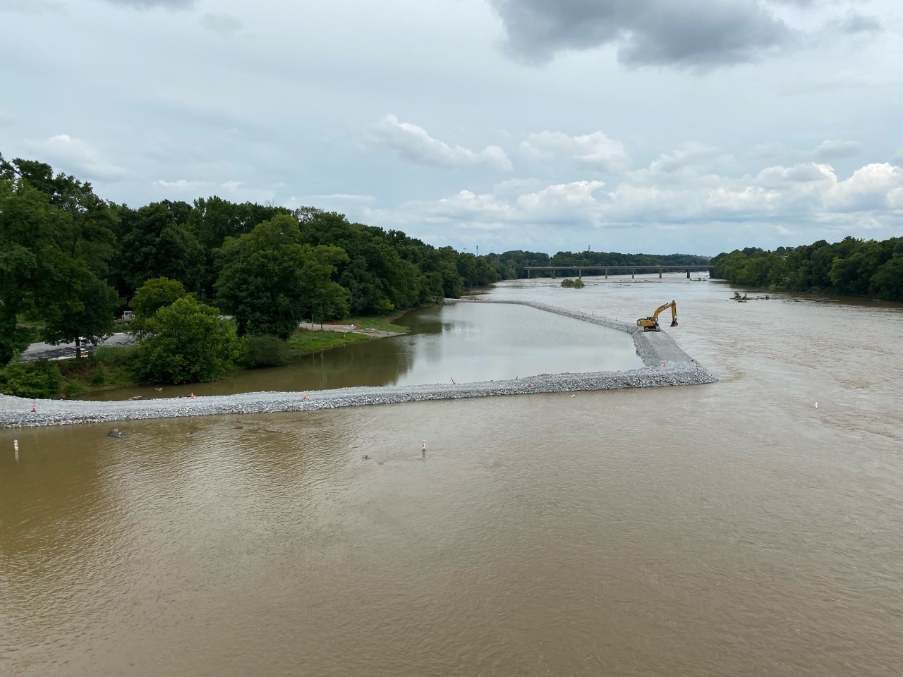 Congaree Update - Cofferdam Connected