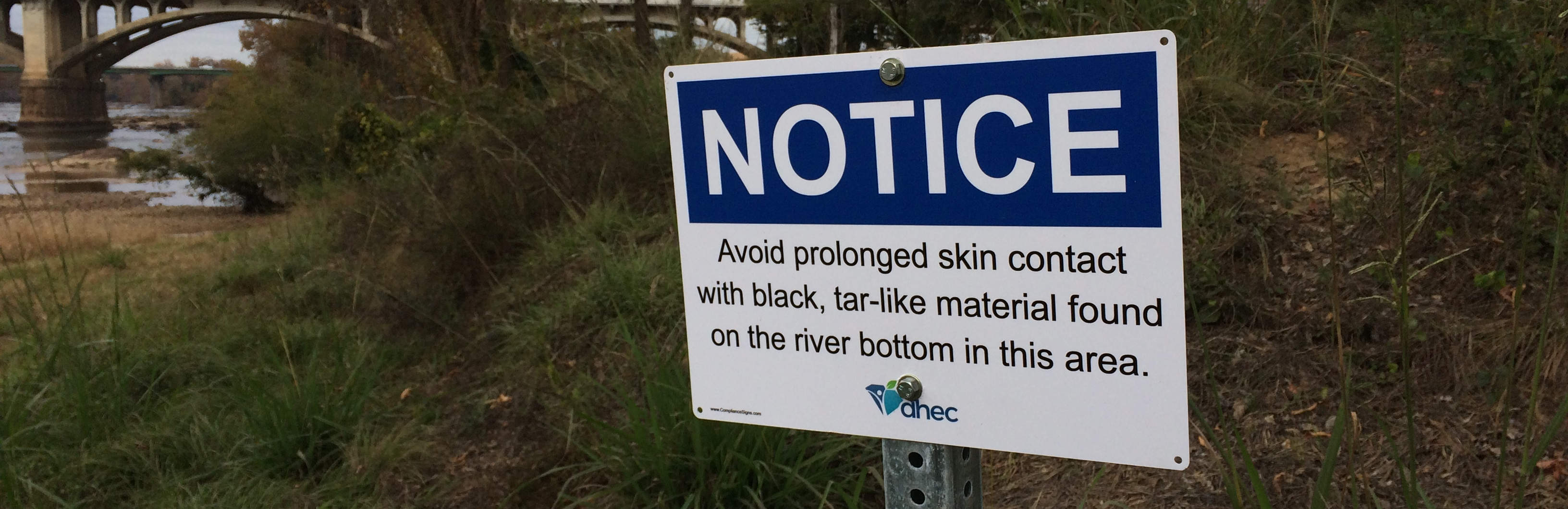 Congaree Notice on Shore image