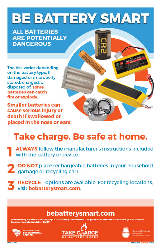 Be Safe at Home poster