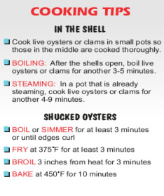 shellfish cooking tips